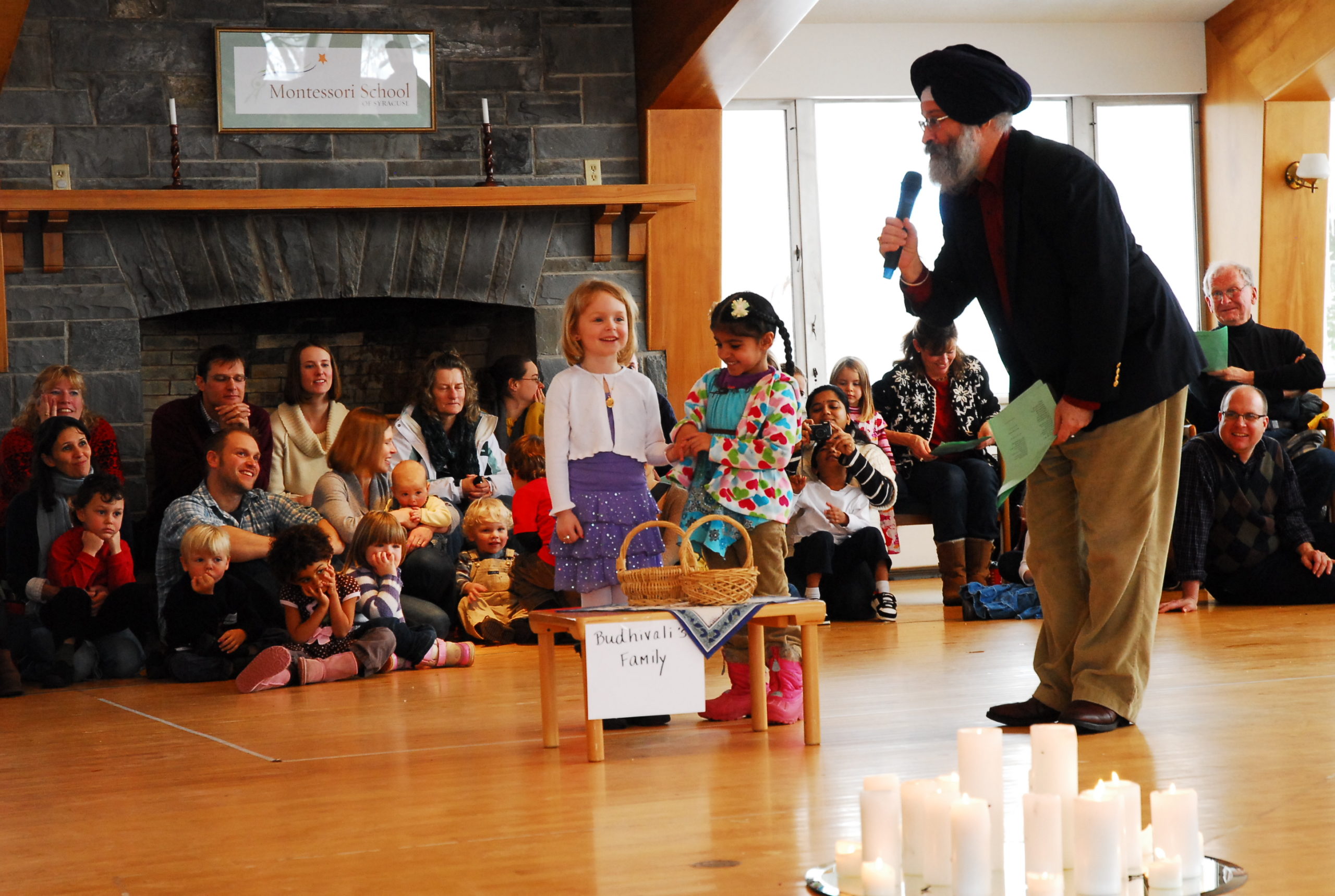 Ralph Singh telling a story