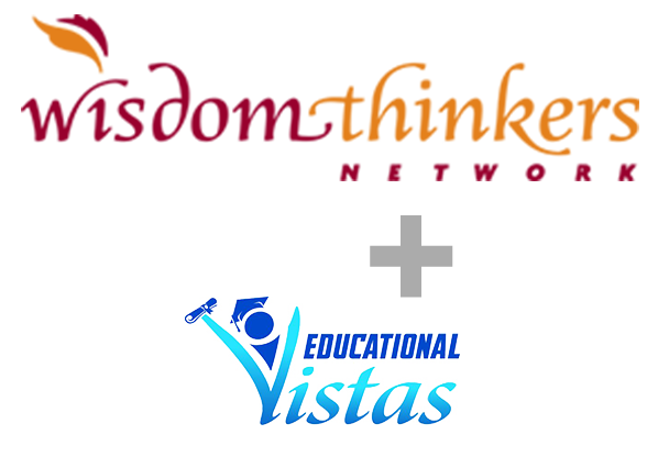 wisdom thinkers and ed vistas logo